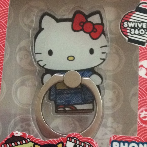 Hello Kitty Phone Ring Stand (New) - Picture 2 of 3